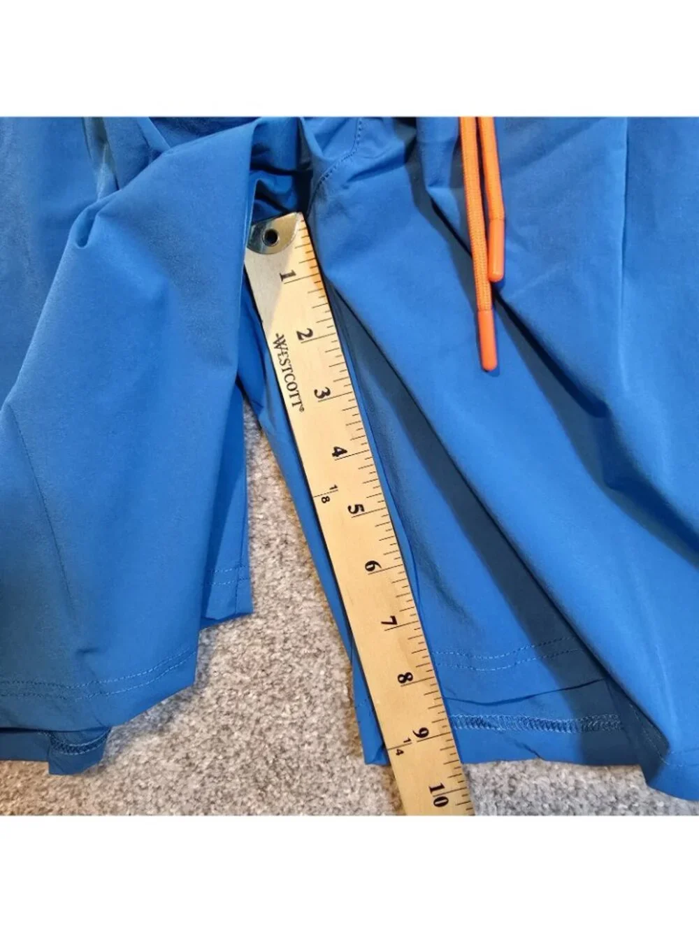 Hodo Sports Swim Trunks Pockets Lined Drawstring Blue Big & Tall Men's 3XL New